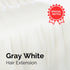 Special Batch Gray White Hair Extensions